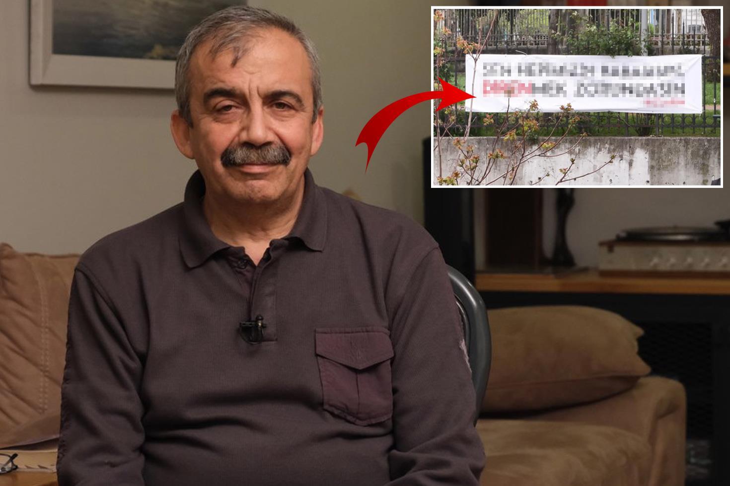 Sırrı Süreyya Önder'in kaldığı hastanenin karşısına asılan afişler dikkat çekti
