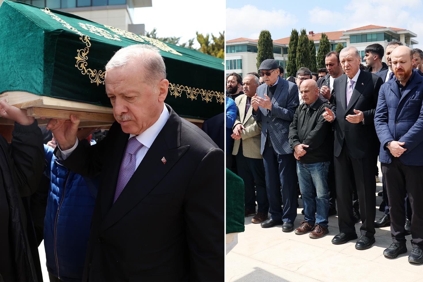 Erdoğan, Arapça öğretmeninin cenaze namazına katıldı