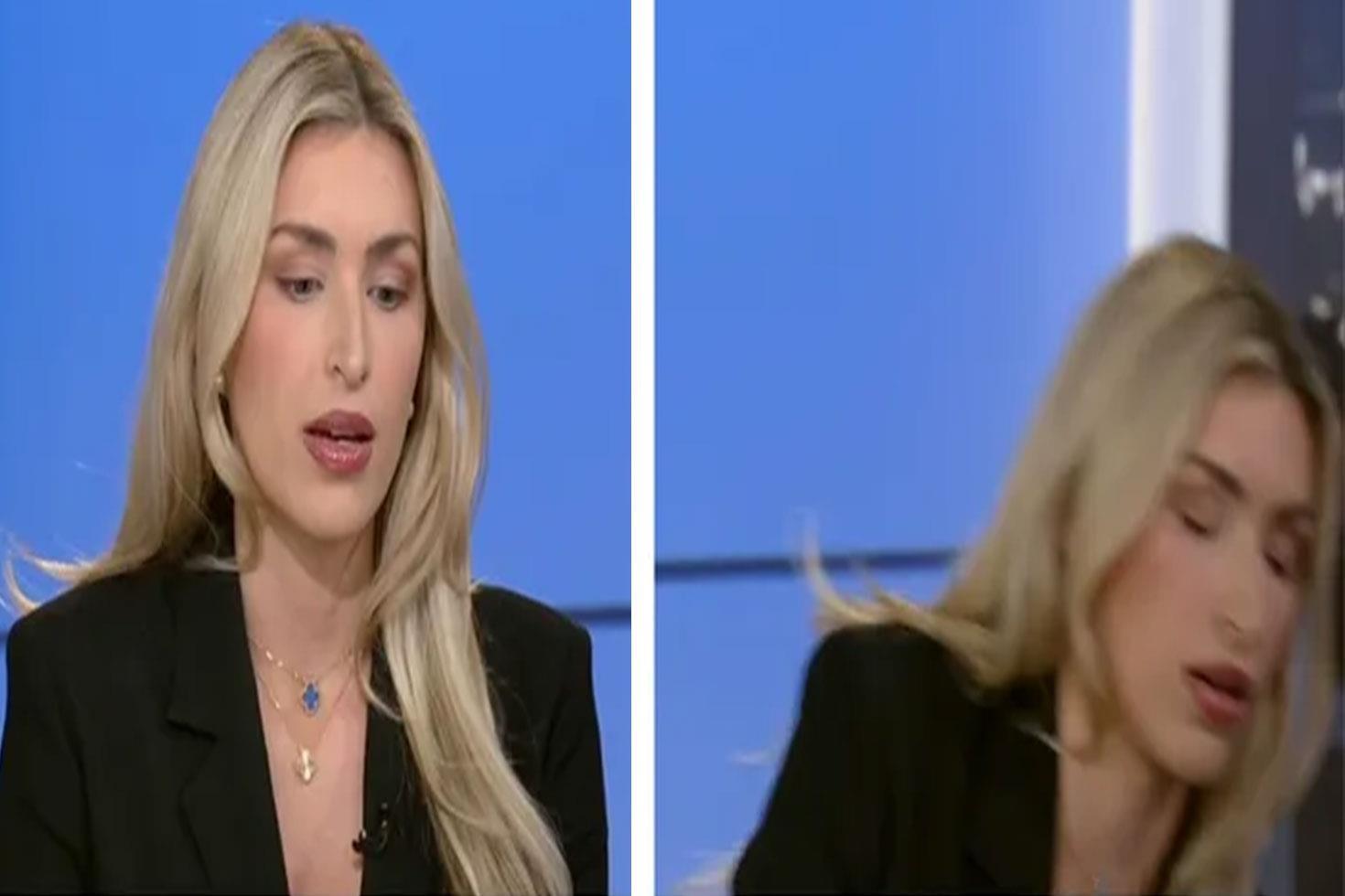 Canlı yayında korku dolu anlar! Bir anda yere yığıldı