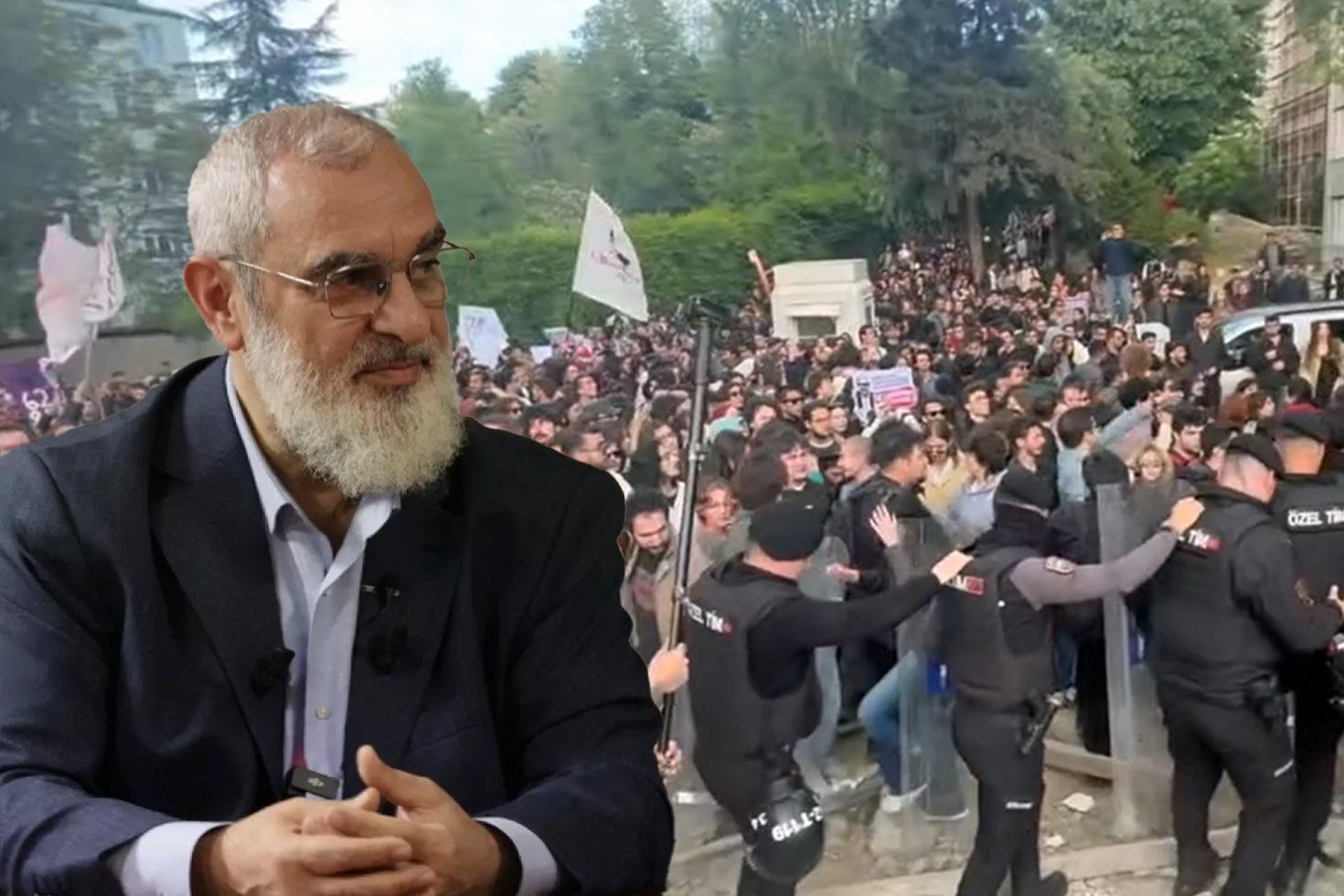 Boğaziçi'nde Nurettin Yıldız protestosunda 6 kişi tutuklandı
