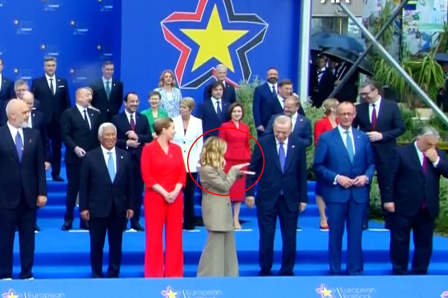 Zirvede yan yana gelen Erdoğan ile Meloni arasında dikkat çeken diyalog
