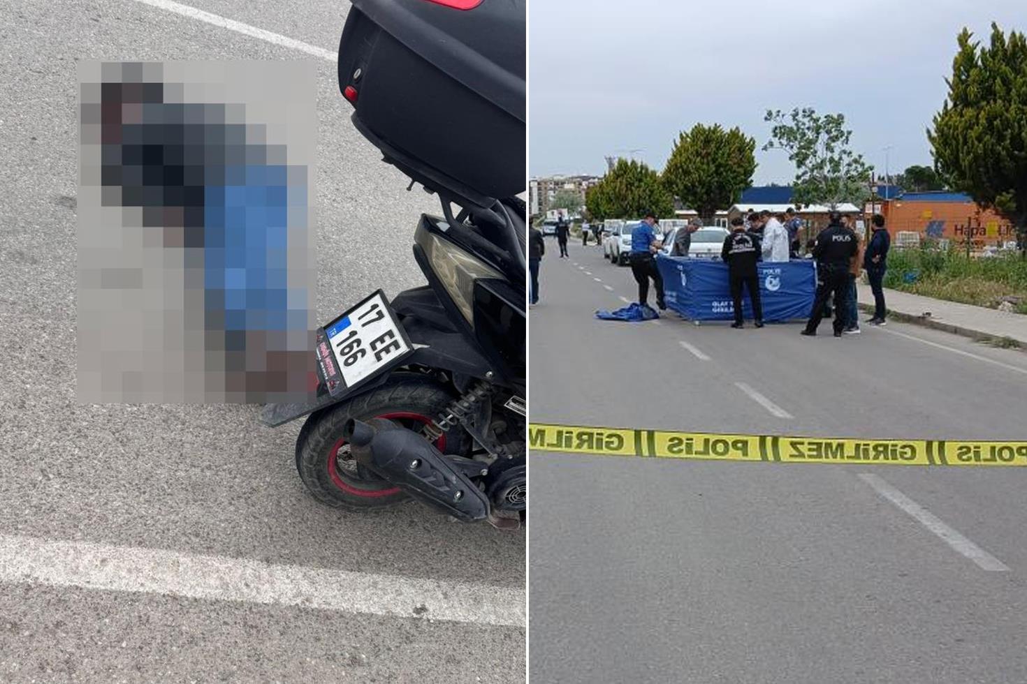 Araçla önünü kestiği eşinin kafasına sıktı