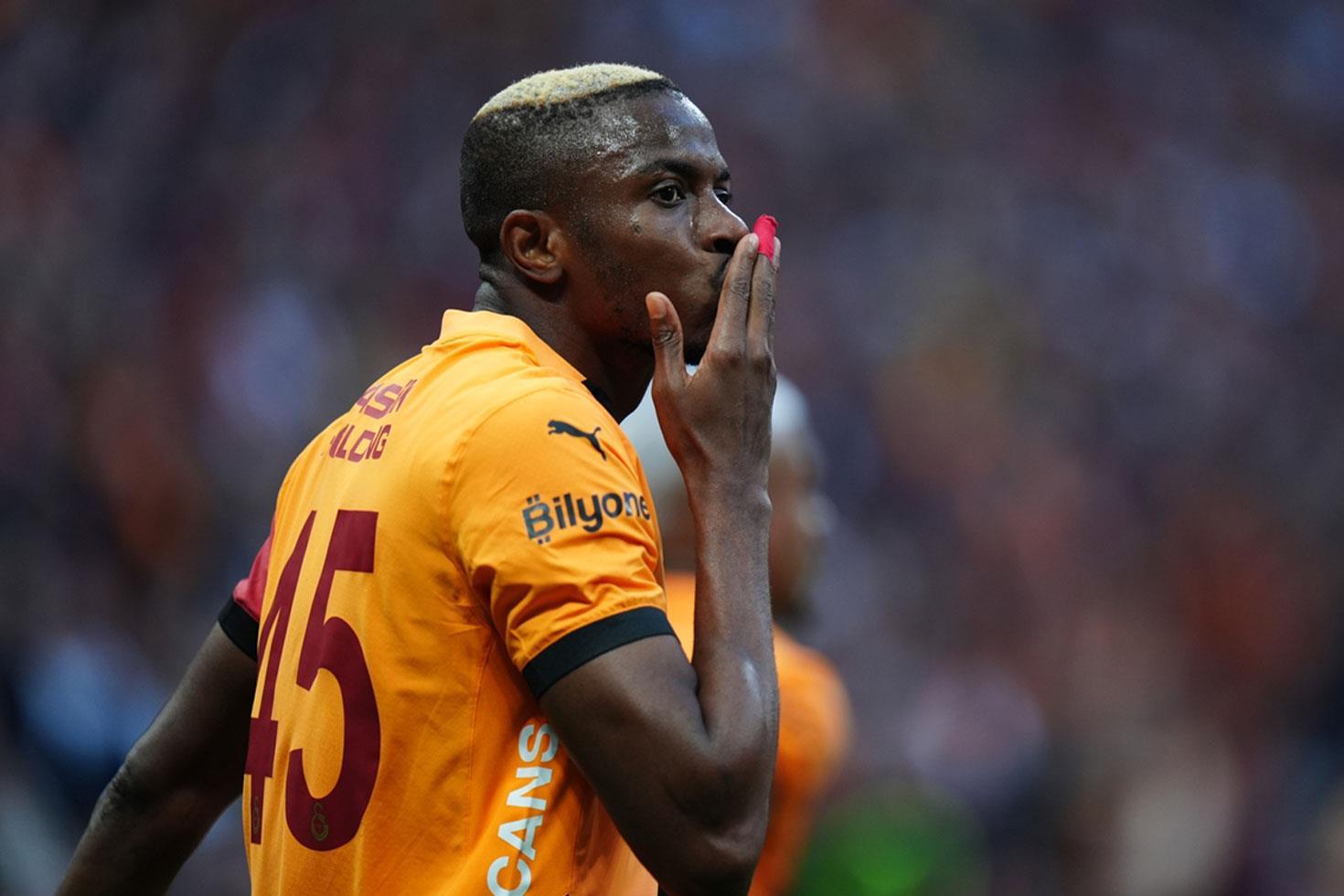 Galatasaray'da Osimhen'in gol anonsunu kızı yaptı