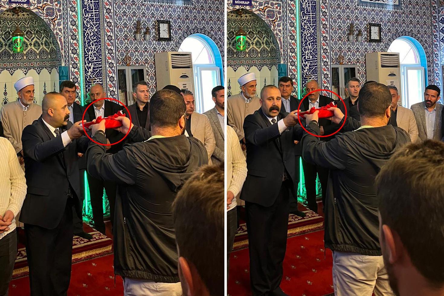 Aile üyeleri Kur'an-ı Kerim ve Türk bayrağının altından geçti, iki yıllık husumet son buldu