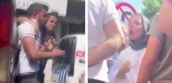 Semt pazarında ortalık karıştı! Pazarcıdan tartıştığı kadına yumruk