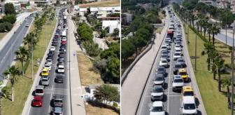 İlçeye son 24 saatte 60 binden fazla araç giriş yaptı