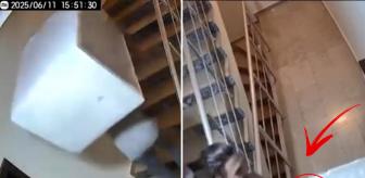 Yetkili servisten beyaz eşya getirdikleri binada akılalmaz hırsızlık
