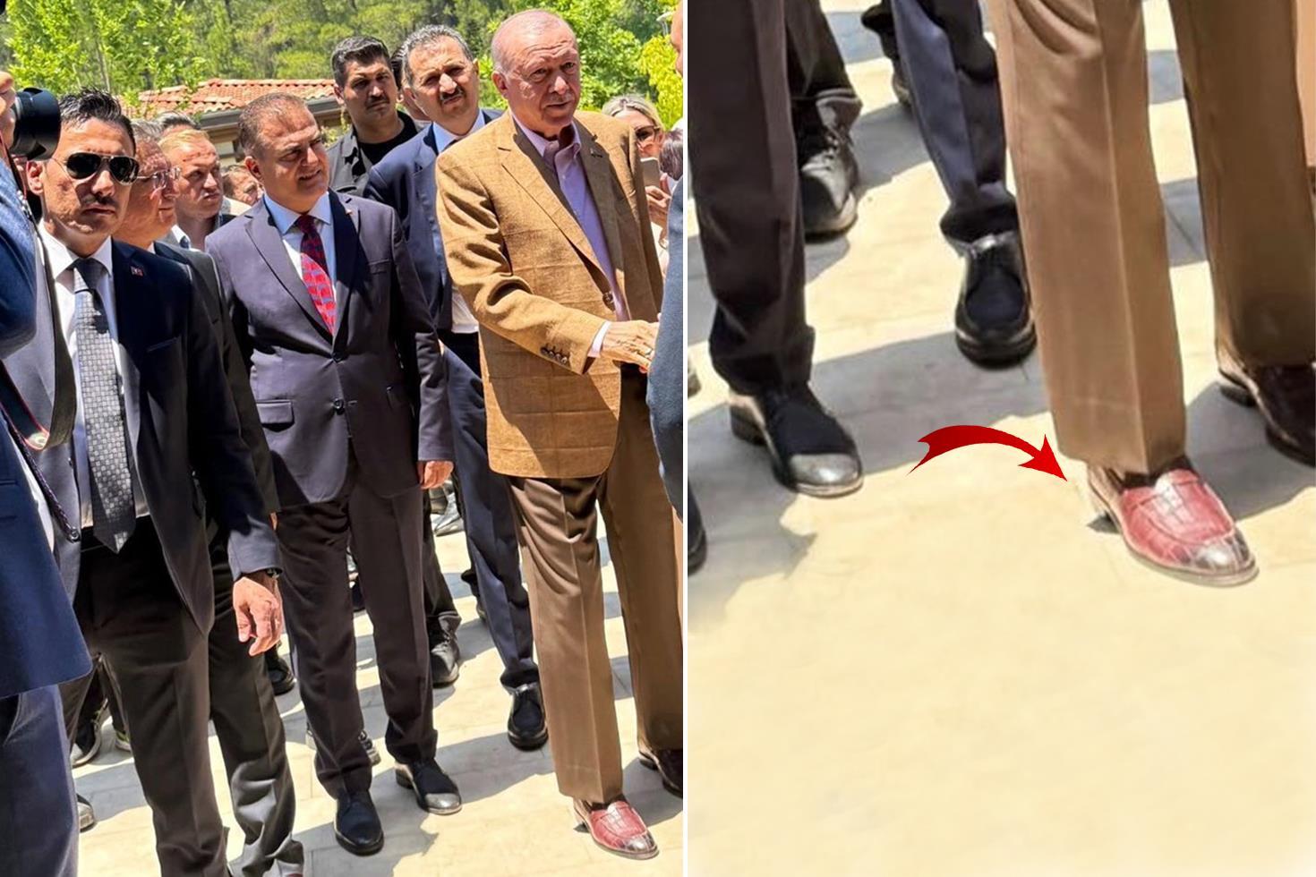 Erdoğan'ın ayakkabısıyla ilgili iddiaya İletişim Başkanlığı'ndan yalanlama