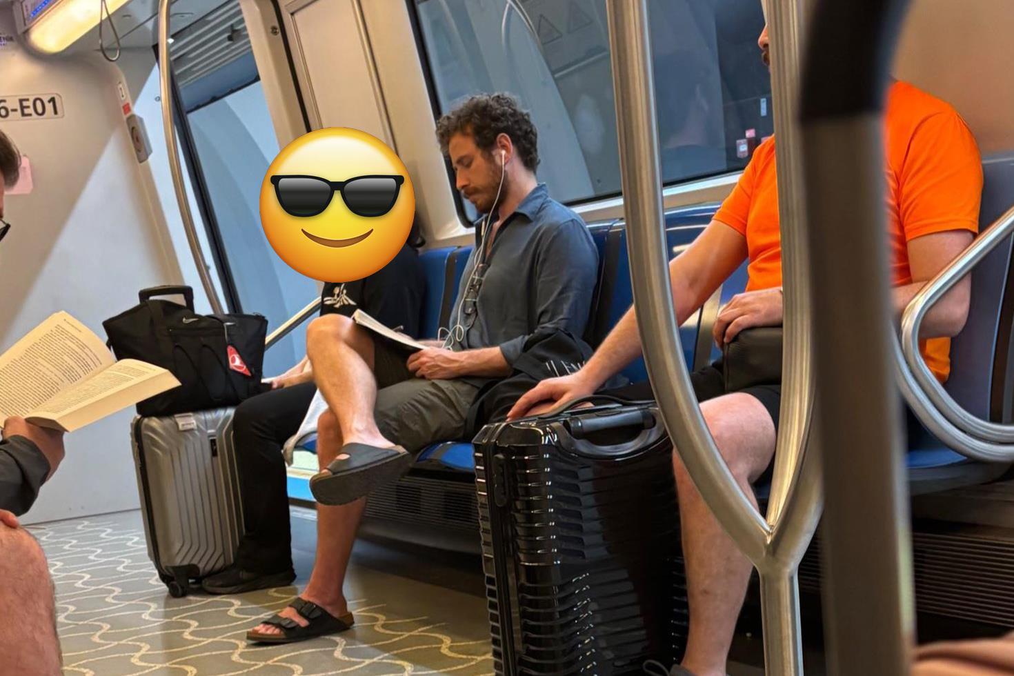 Metroda ünlü var! Cem Yiğit Üzümoğlu halkla iç içe yolculuk yaptı