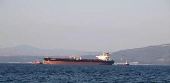 Boğazda tanker gemisi akıntıya kapatıldı