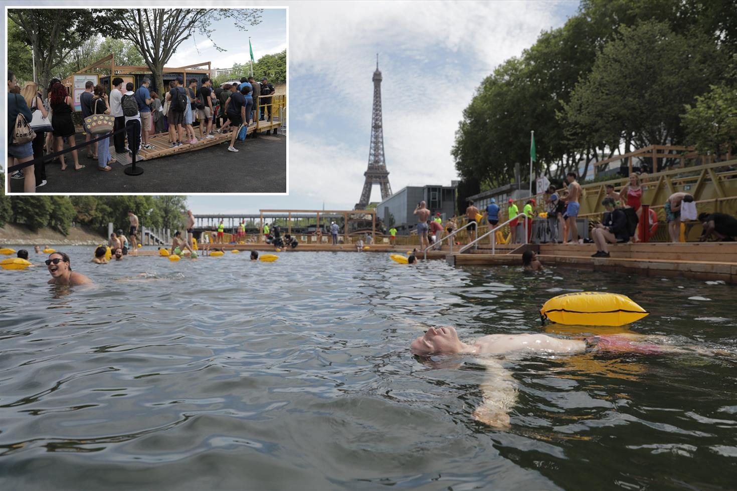 Paris'te 102 yıllık yasak kalktı, Seine Nehri halka açıldı