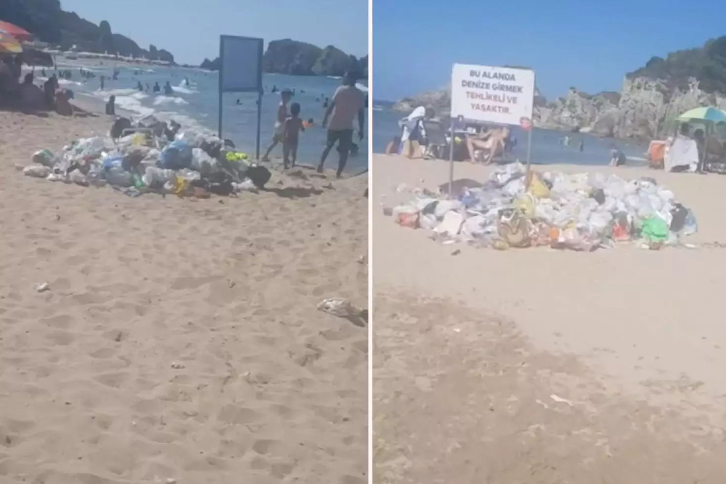 İstanbul'un meşhur plajı çöplerden geçilmiyor