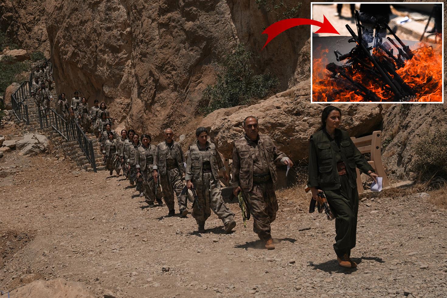 Silah yakma sonrası gözler PKK'nın üzerinde! 11 terör kampı boşaltılacak
