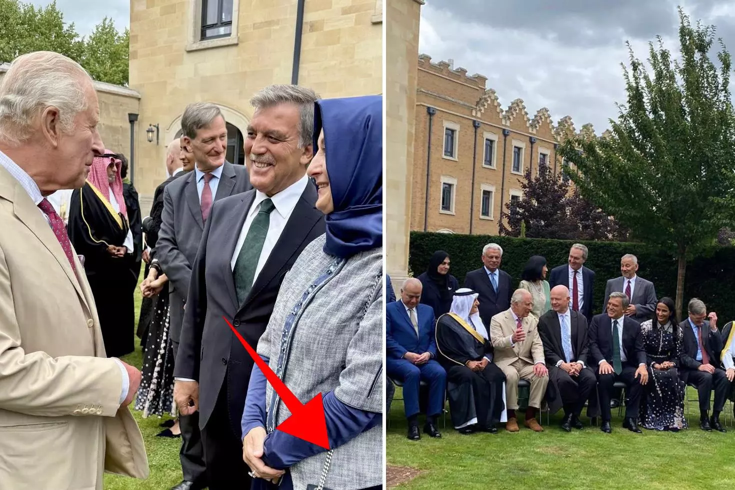 Hayrunnisa Gül'ün çantası, İngiltere kralıyla sohbeti gölgede bıraktı