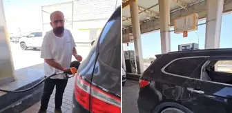 Aracının deposunu fulledi, ödediği paraya inanamadı