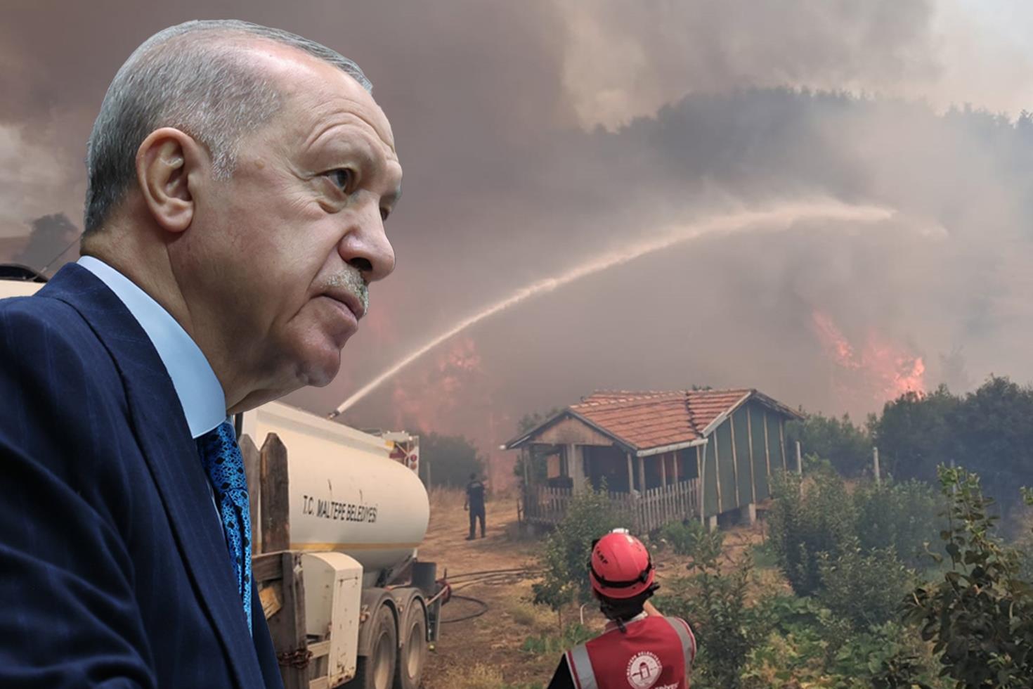 Cumhurbaşkanı Erdoğan'dan orman yangınlarıyla ilgili açıklama: Gece gündüz teyakkuz hâlindeyiz