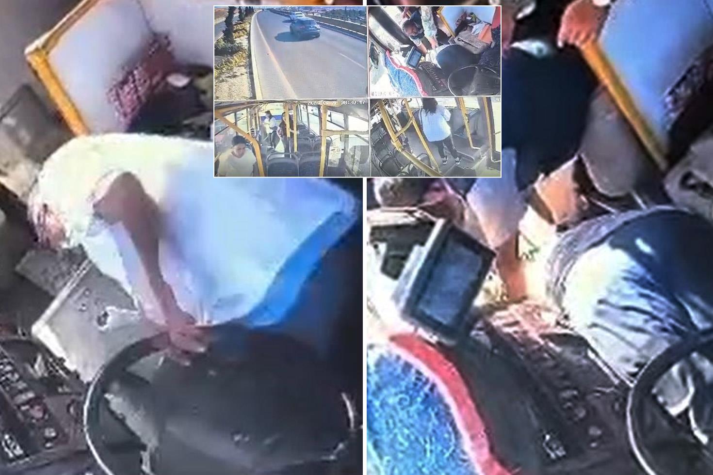 Otobüs şoförü, seyir halindeyken direksiyon başında hayatını kaybetti