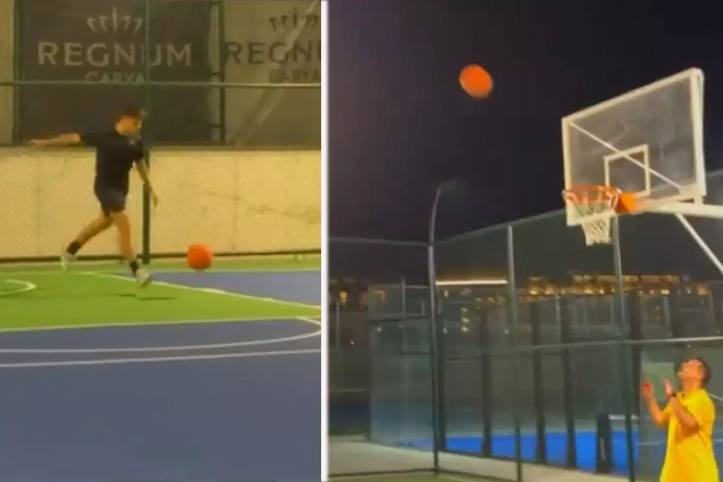 Yok artık Arda Güler! Sahanın diğer ucundan ayakla basket attı