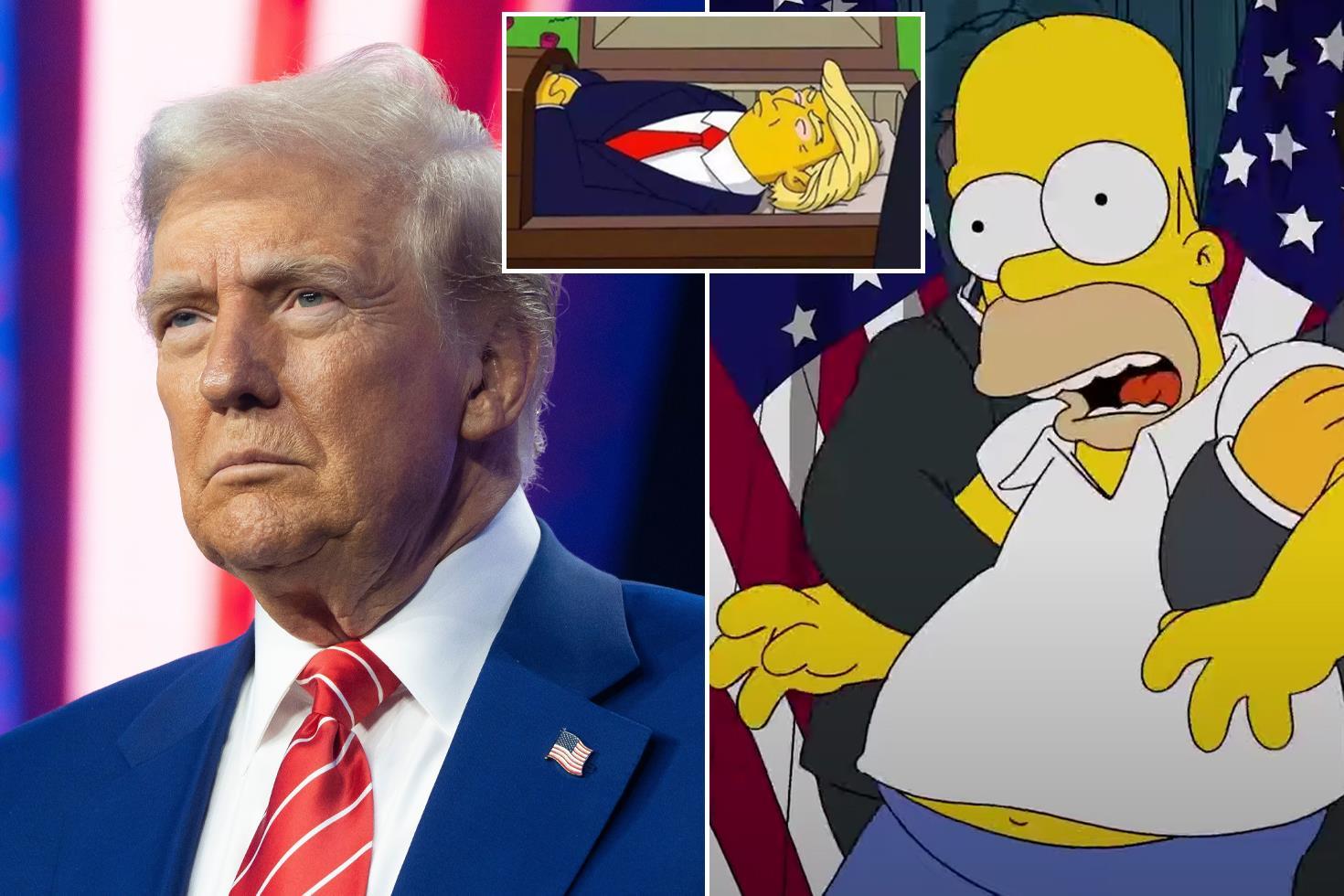 Simpsonlar'dan olay yaratan kehanet: Trump'ın ölüm tarihini verdiler