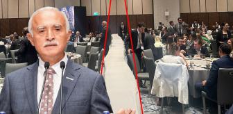 DEİK'in gala yemeğinde iş adamlarına büyük ayıp