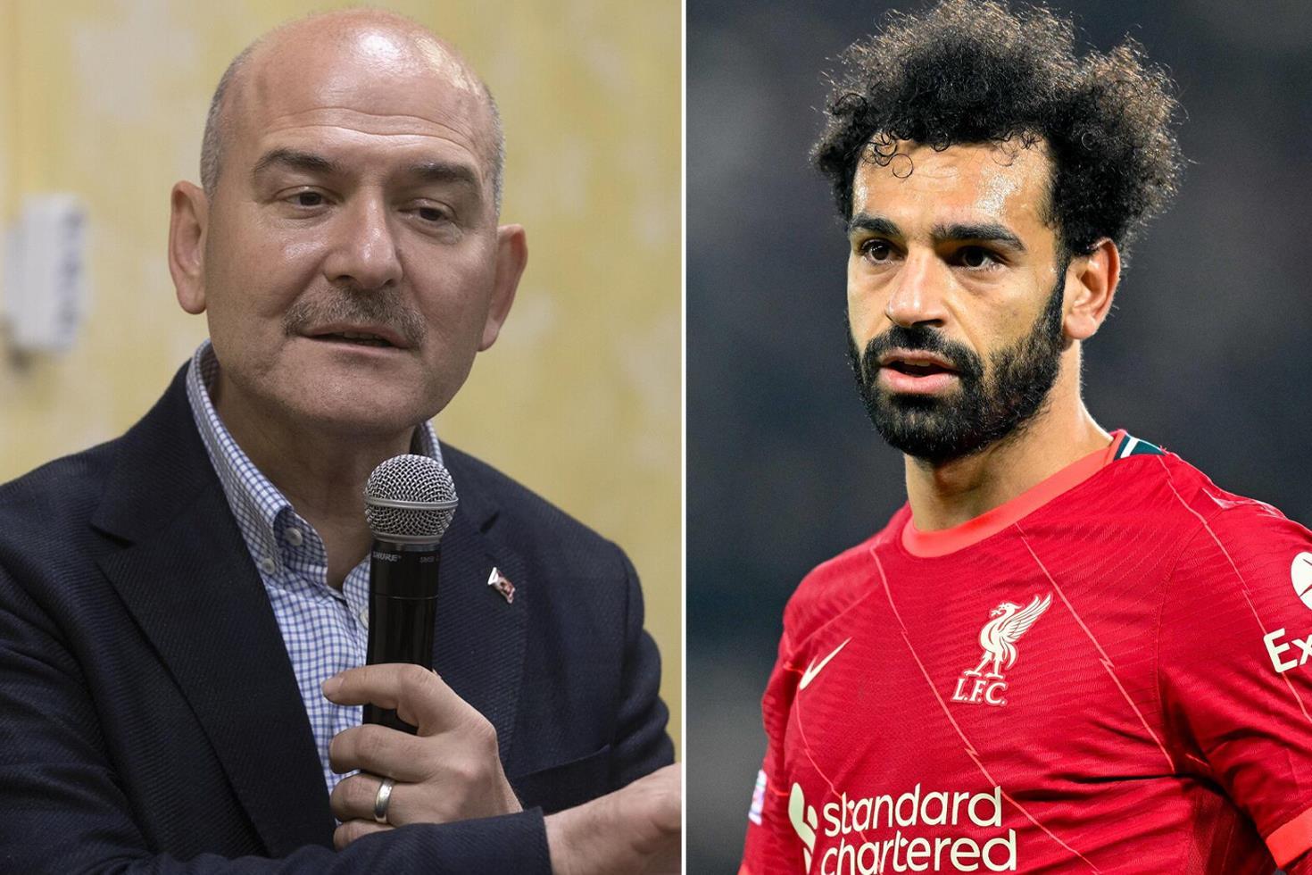 Süleyman Soylu'dan Salah'ın Filistinli Pele paylaşımına destek