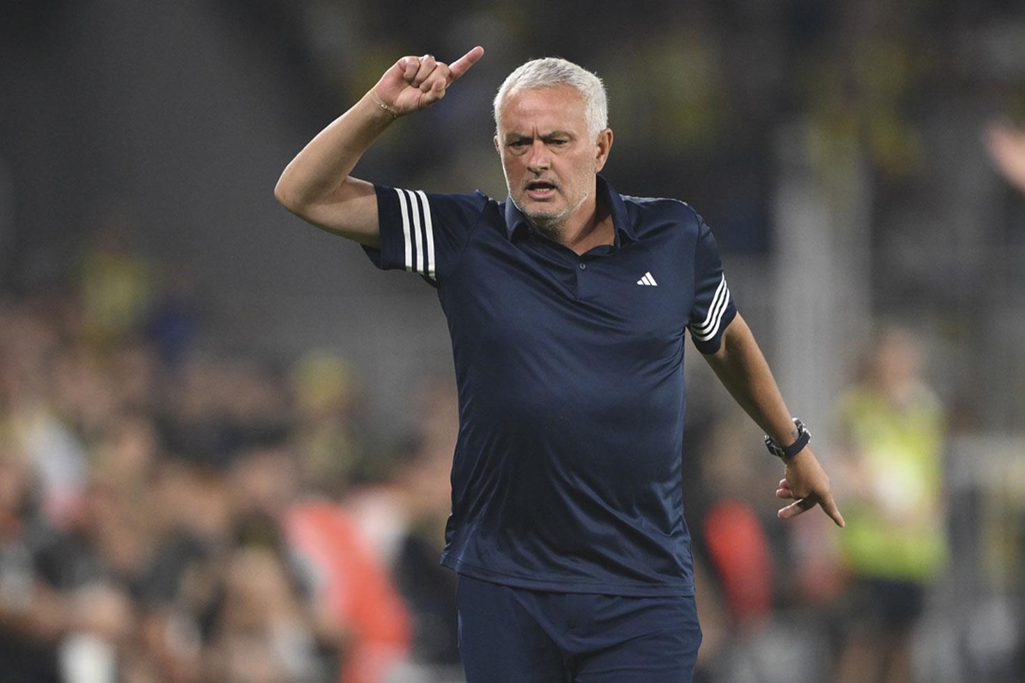 Mourinho'dan maç biter bitmez flaş açıklama