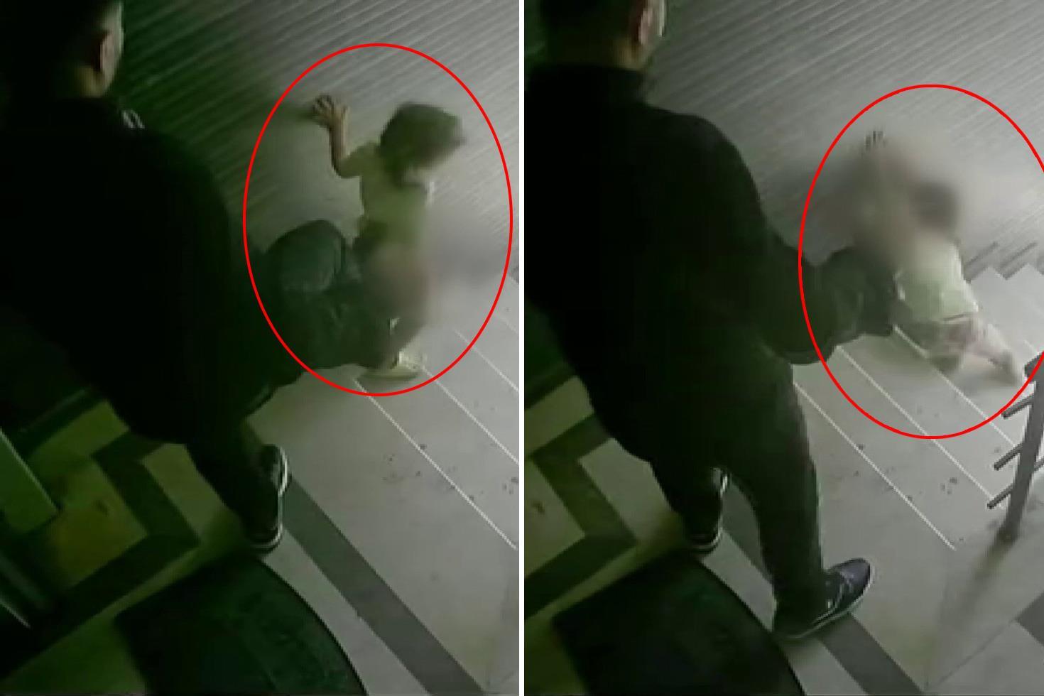 Kızını tekme atarak merdivenden düşürüp hastanelik eden baba tahliye edildi