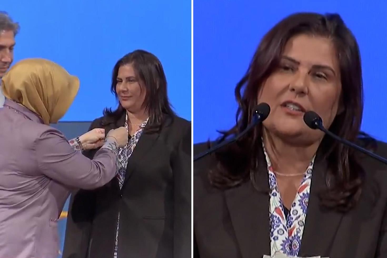 Özlem Çerçioğlu, AK Parti rozetini taktı! İşte Erdoğan'dan ilk isteği