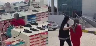 AVM'de mağaza mağaza gezdi, iç çamaşırına kadar çaldı