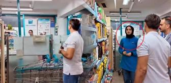 Zincir marketi denetime giden belediye başkanına soğuk duş