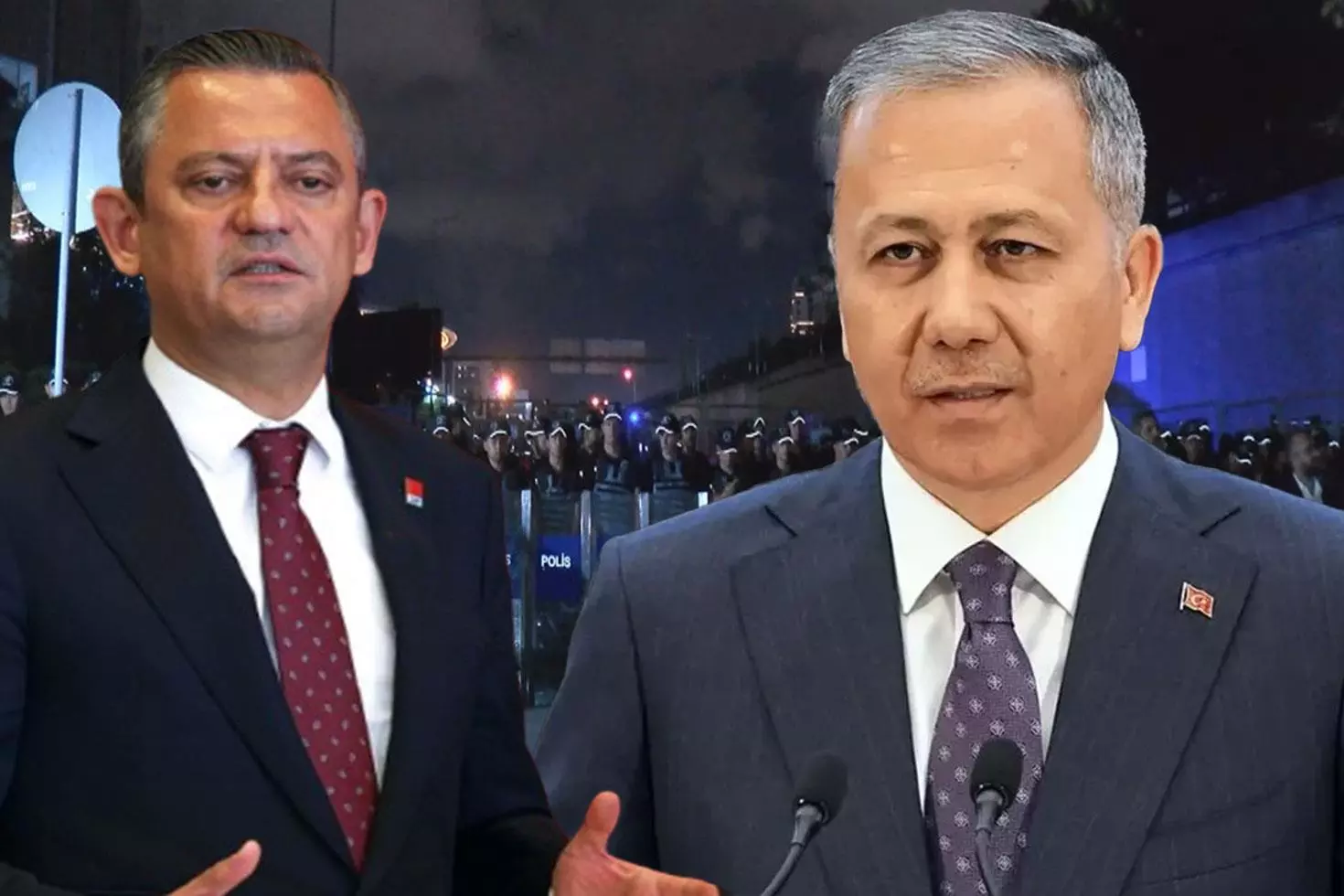 Bakan Yerlikaya Provokasyona müsaade yok dedi, Özel'den yanıt geldi: Evimizin önünden çekilin