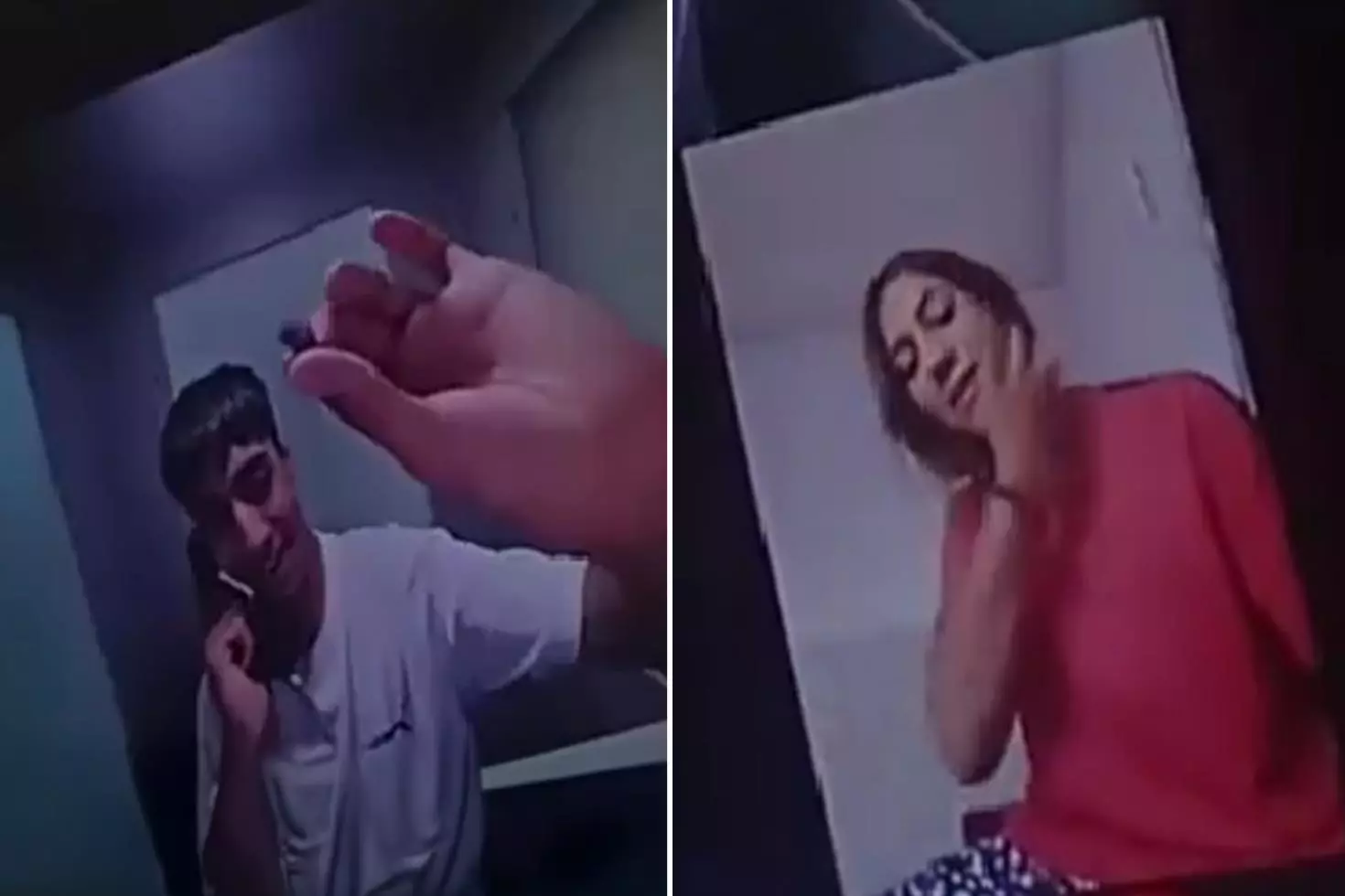 Genç kadının cezaevindeki eşiyle flörtleşmesi gündem oldu