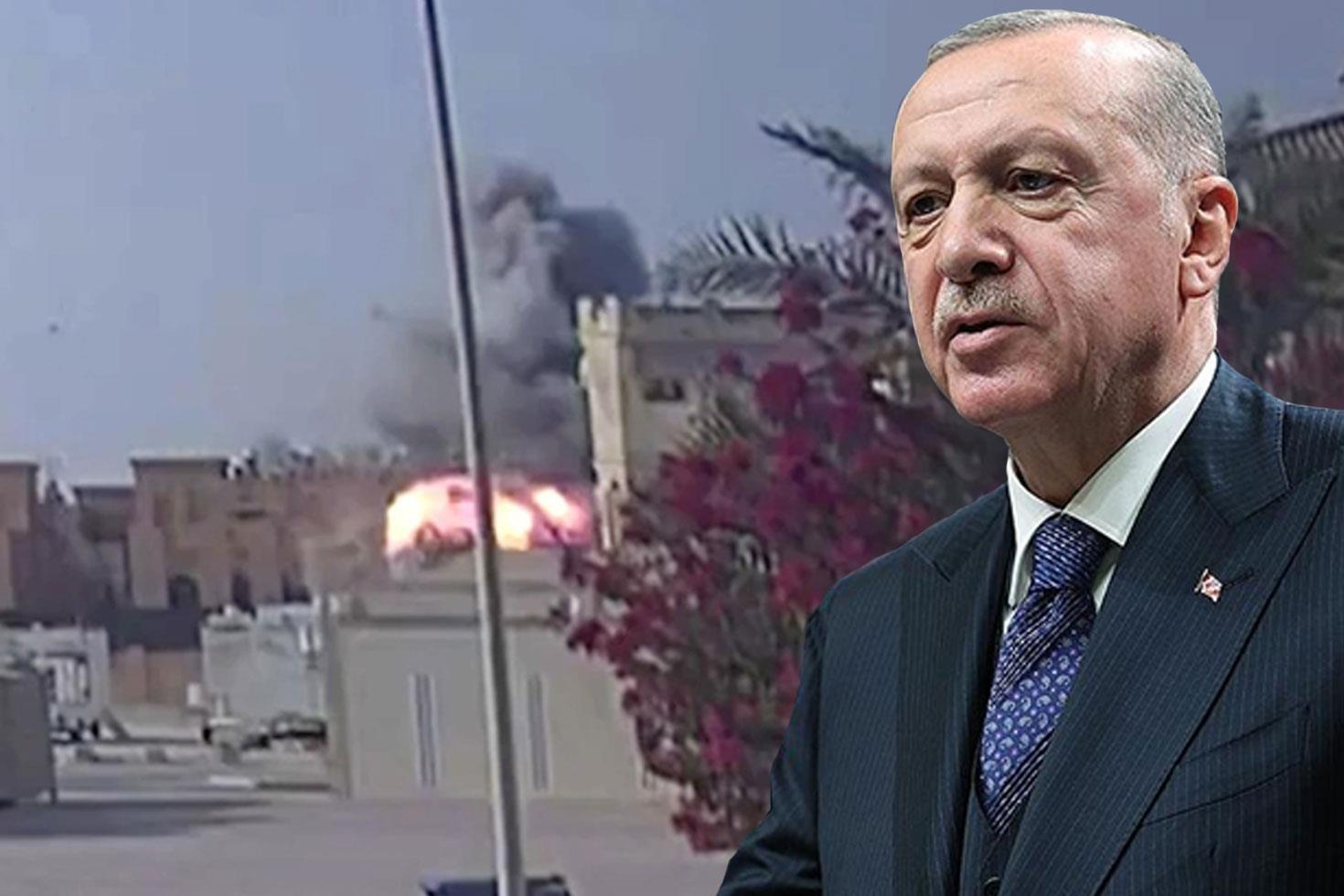 Cumhurbaşkanı Erdoğan'dan İsrail'in saldırısına karşı ilk tepki
