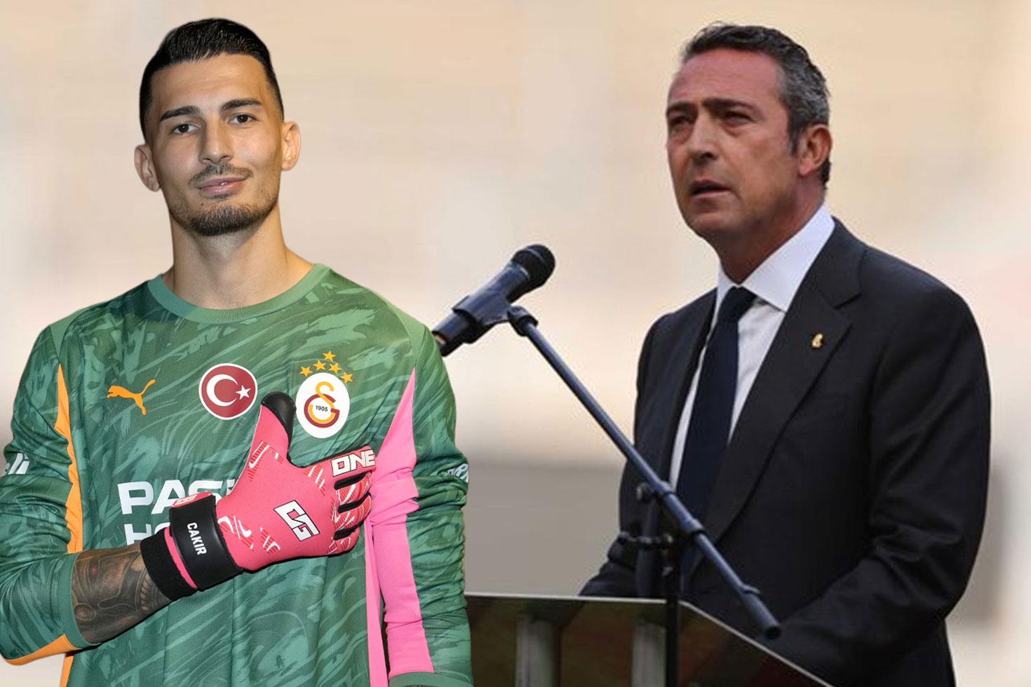 Ali Koç'tan Uğurcan Çakır çıkışı: Bu transferi biz yapsak demediklerini bırakmazlardı