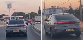 TOGG'un yeni modeli ilk kez yollarda! Gören telefonuna sarıldı