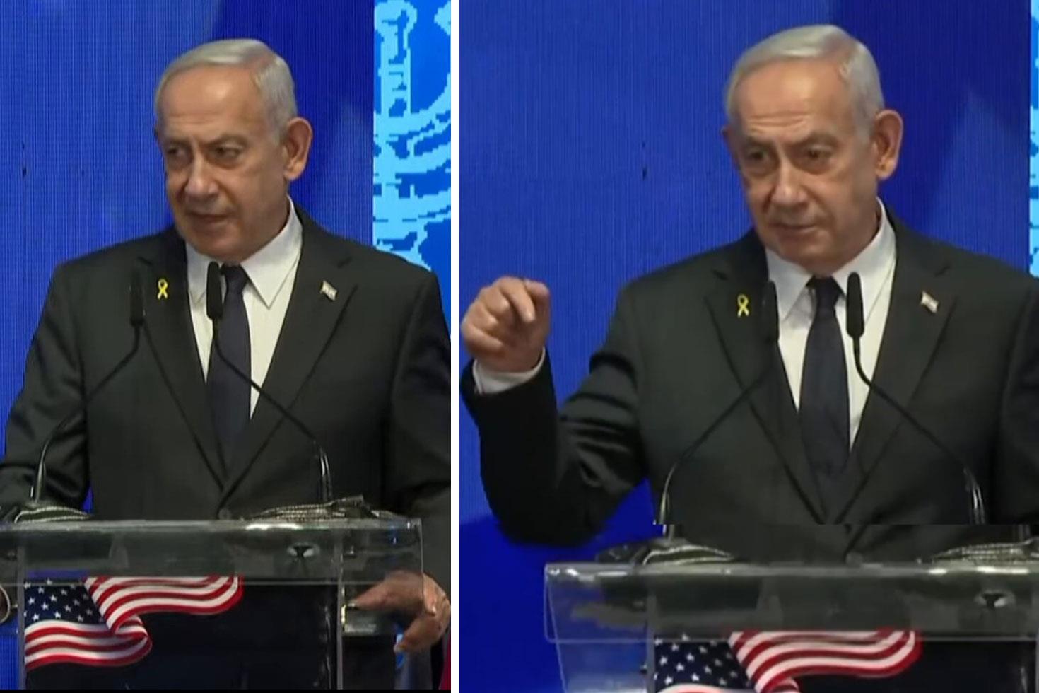 Sözleri salondaki herkesi şaşkına çevirdi! Netanyahu'dan 'cep telefonu' çıkışı