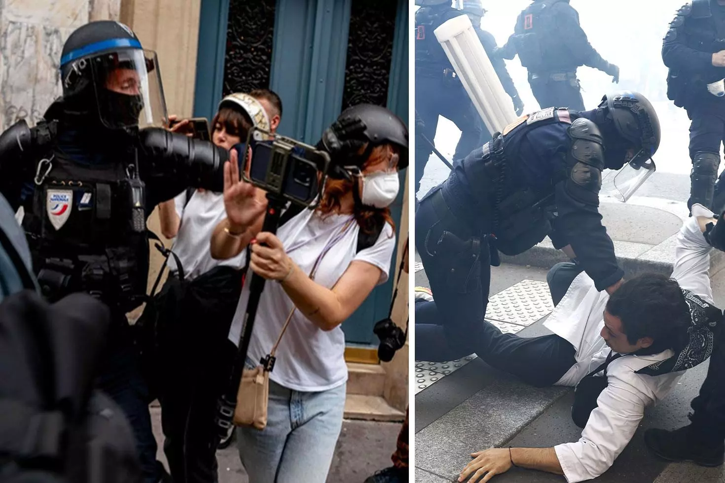 'Kemer sıkma' protestoları Fransa'yı savaş alanına çevirdi: 181 gözaltı, 18 yaralı