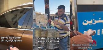 Suriye'ye gidip benzin alan kadın: İşte litresine ödediği para