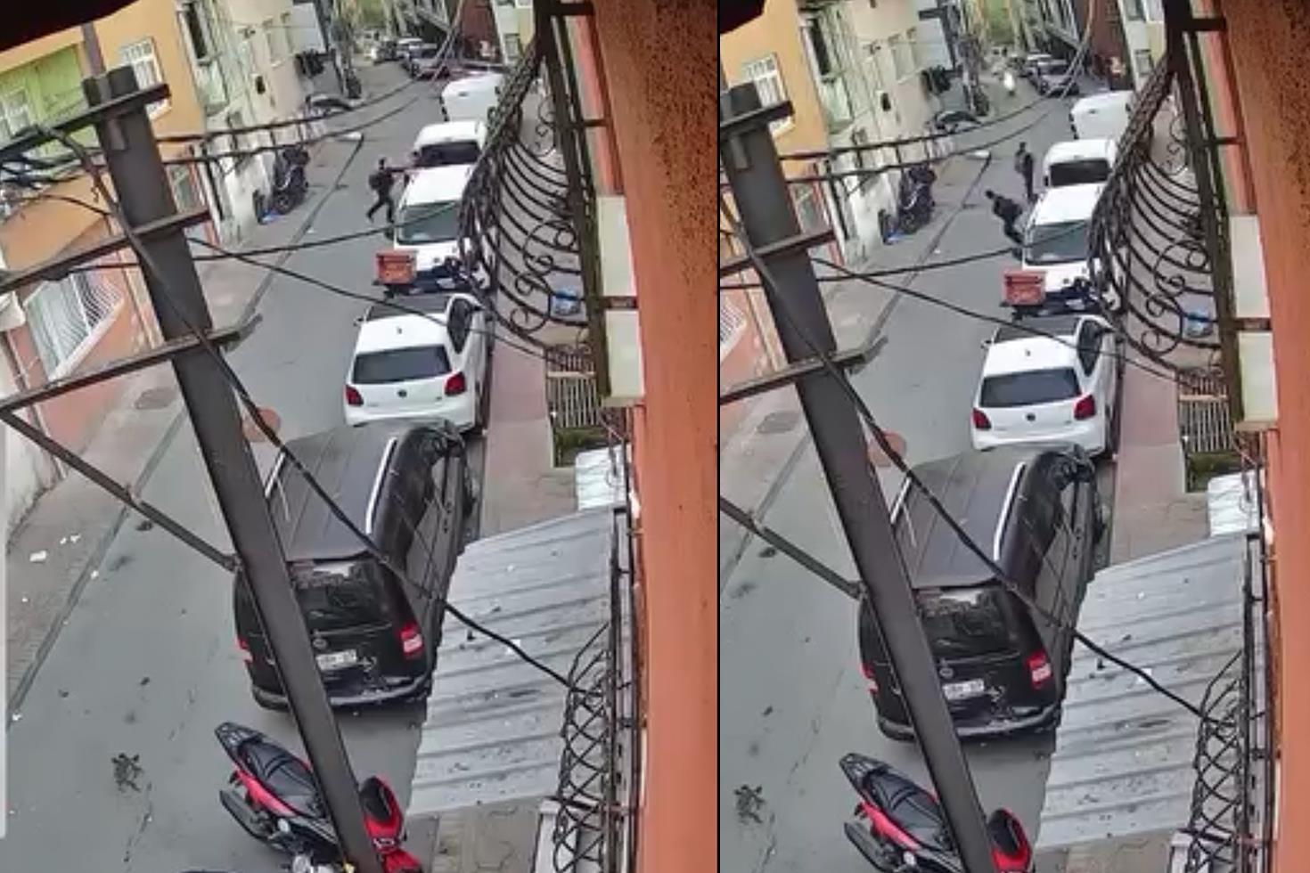 Ortaokul öğrencisi arkadaşını boynundan bıçakladı O anlar kamerada