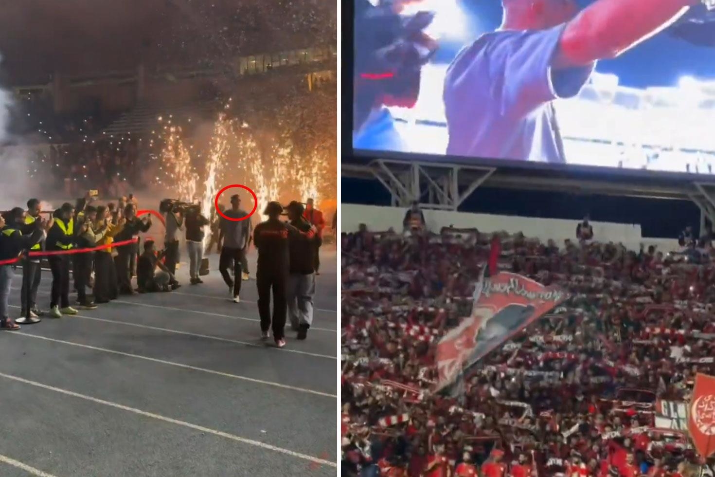 Galatasaray'ın eski yıldızı yeni takımında krallar gibi karşılandı