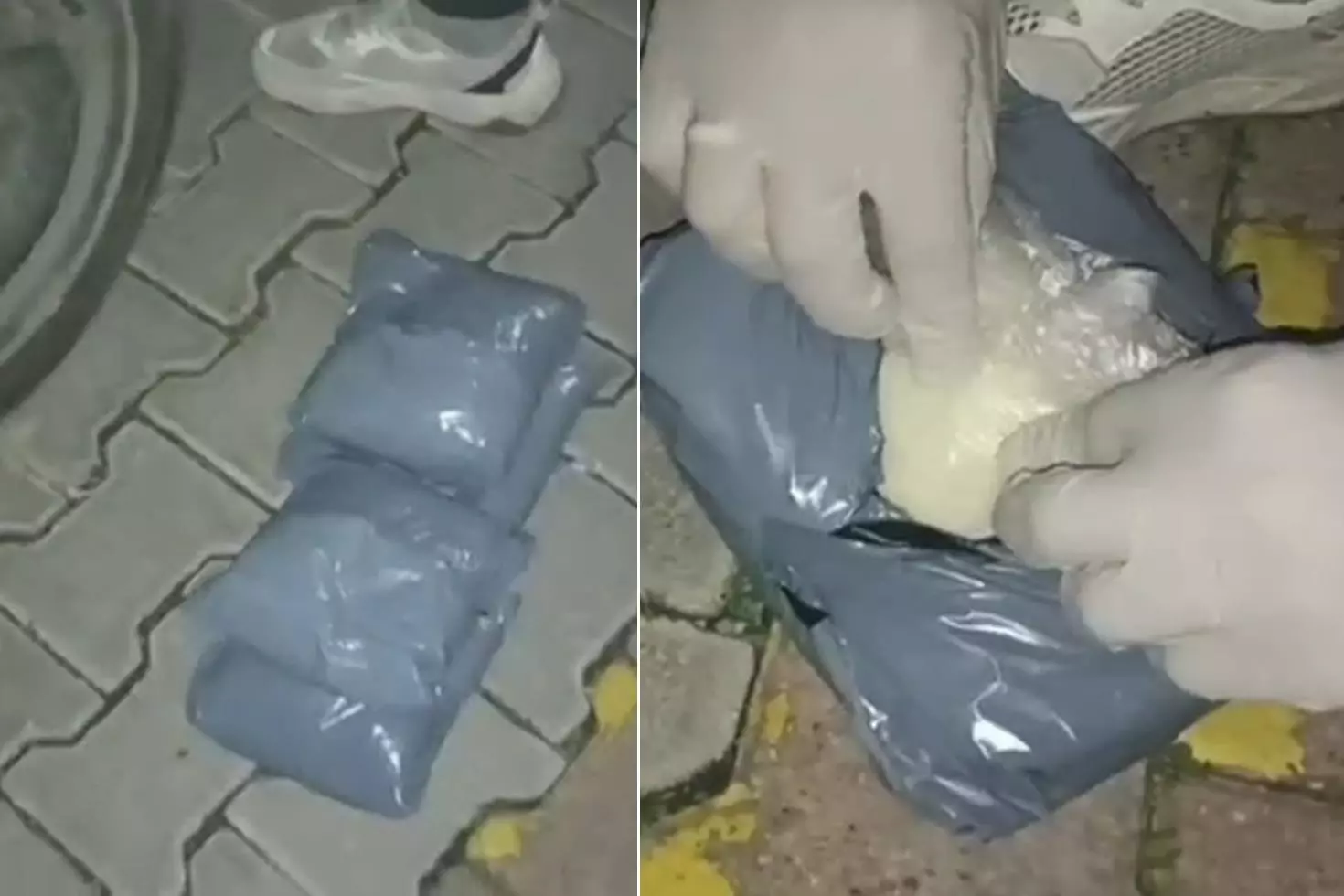 Emekli polisin aracından kilolarca uyuşturucu çıktı