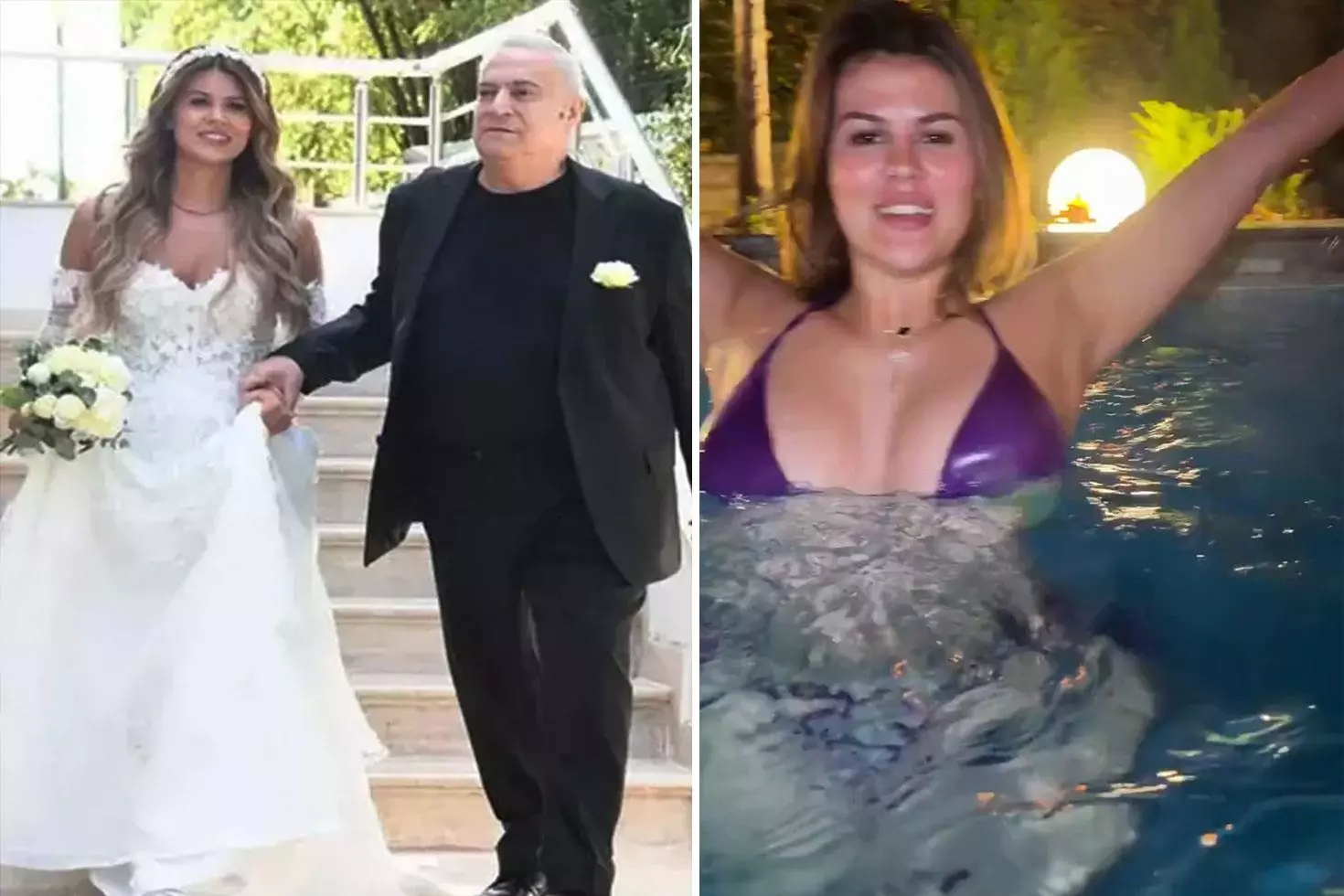 Sosyal medyayı yaktı geçti Mali’nin eşinden cesur ’havuz keyfi’