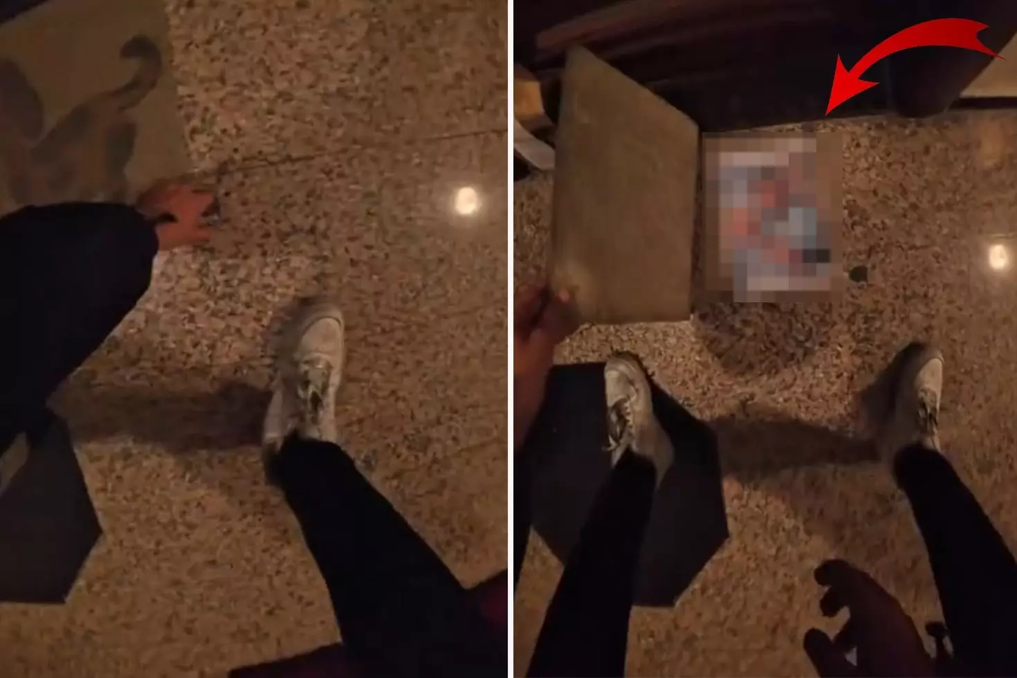 Sürpriz sandı ama... Paspası kaldıran motokurye, büyük pişmanlık yaşadı