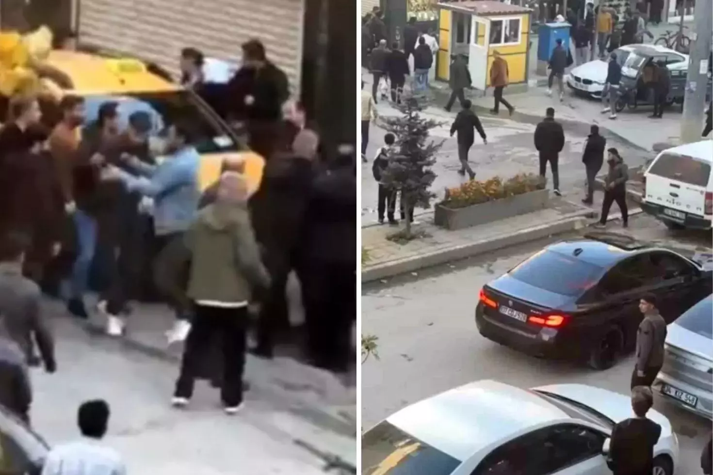 Kavga değil meydan savaşı O anlar kameralarda