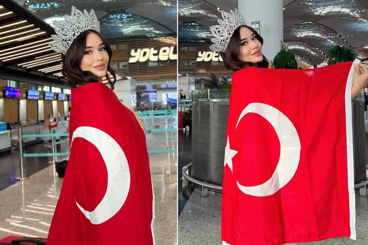 Miss Universe Ceren Arslan: Bu şanlı bayrağın altında yer almak gururum