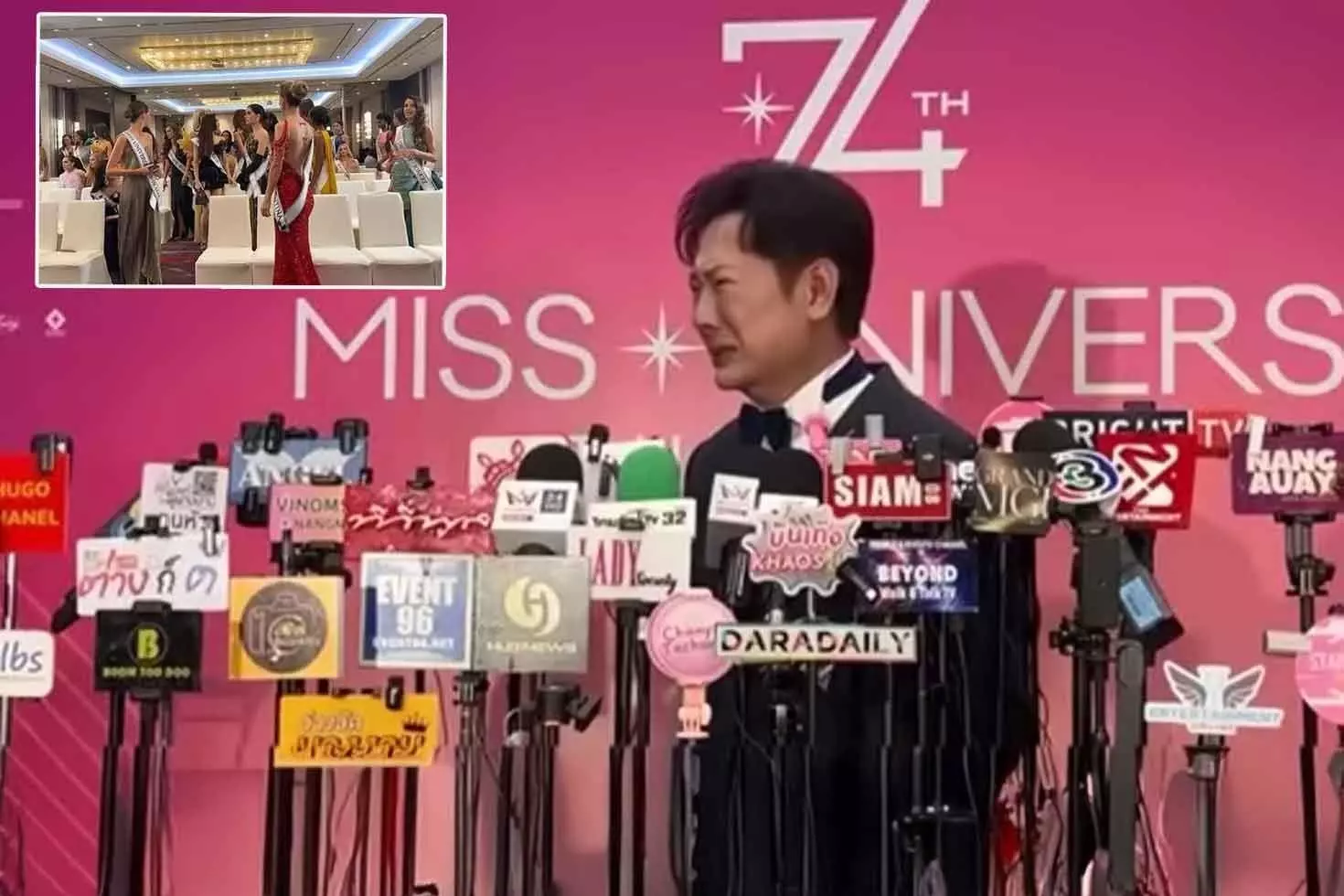 Miss Universe skandalında yeni gelişme: Nawat Itsaragrisil gözyaşlarıyla özür diledi