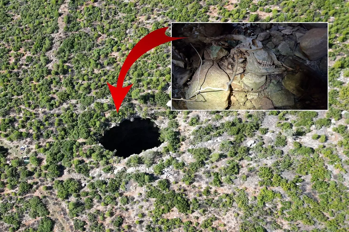 Fenomen “İnersen çıkamazsın“ denilen 90 metrelik çukura girdi Aşağıda gördükleri korkunç