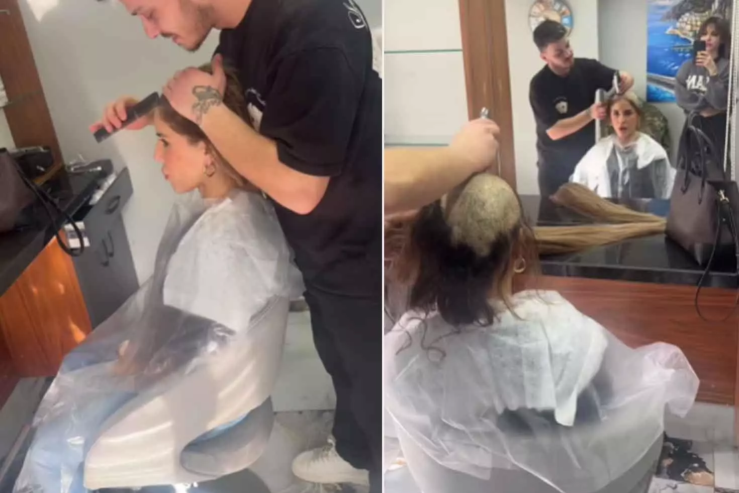 Kanserle mücadele eden Irmak Ünal saçlarını kazıttığı anları yayınladı