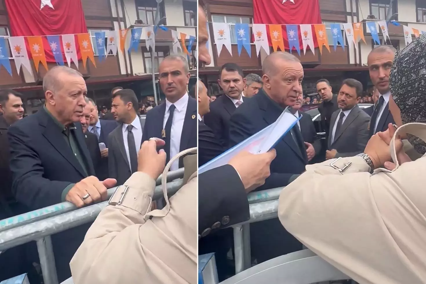 Atanamayan öğretmen yaşadıklarını Cumhurbaşkanı Erdoğan’a gözyaşları içinde anlattı