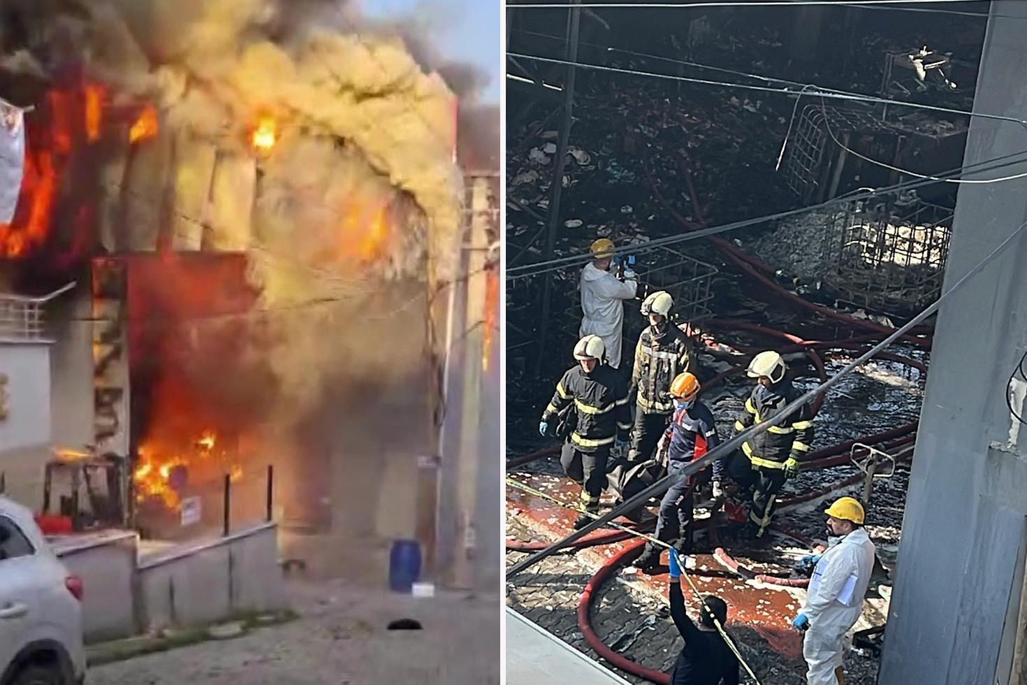 Kocaeli'deki yangın faciasında 7 kişi açığa alındı